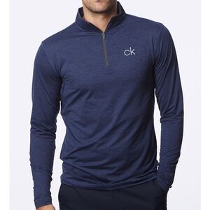 NEW CALVIN KLEIN GOLF HALF ZIP LONG SLEEVE